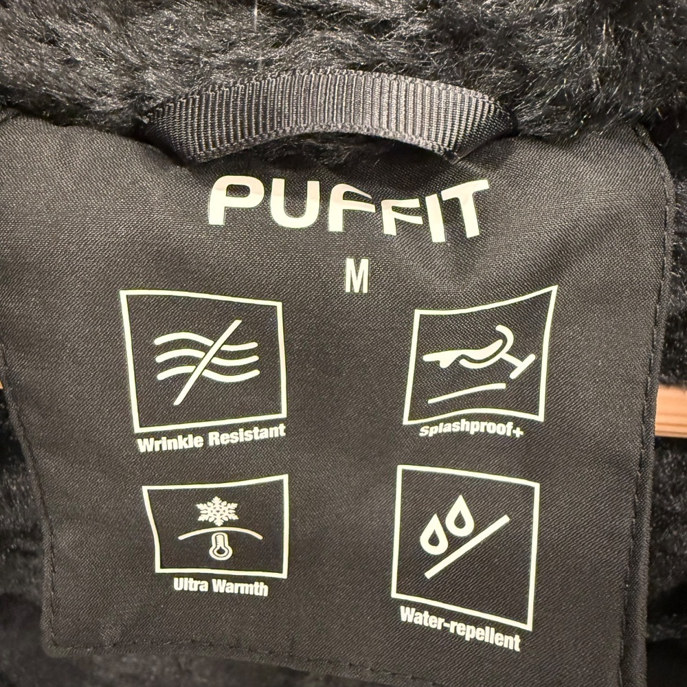 Puffit Faux Fur Mid-Length Hooded Drawstring Parka. NWT - Picture 5 of 14